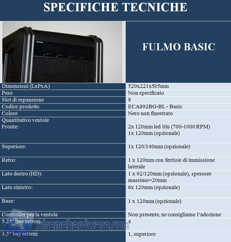 specifiche tecniche 1